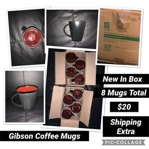 8 Gibson Coffee Mugs